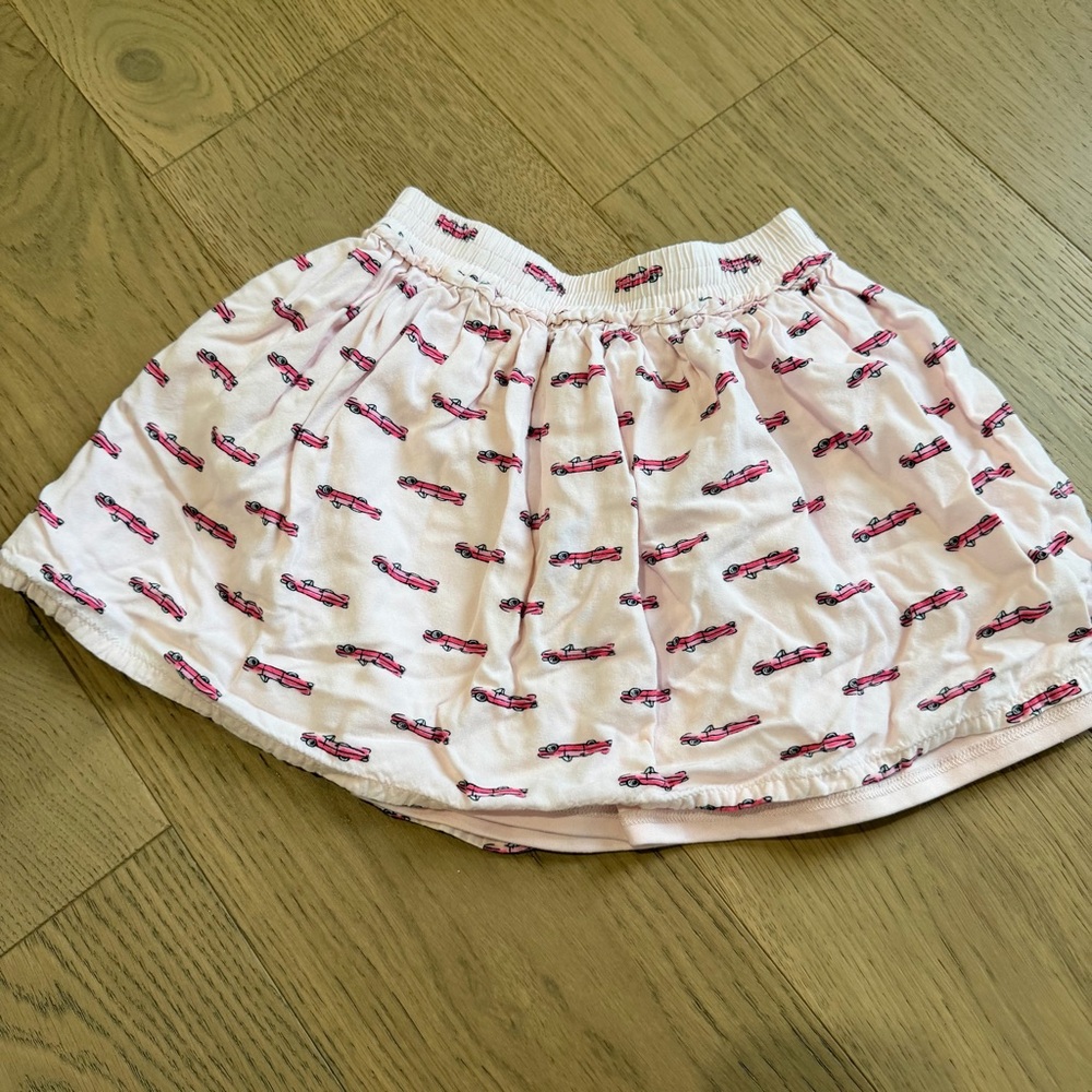 kate spade Pink Skirt with Red Car Print